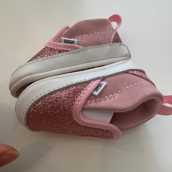 Slip-on vans crib shoe Shimmer bright pink - Picture 4 of 7